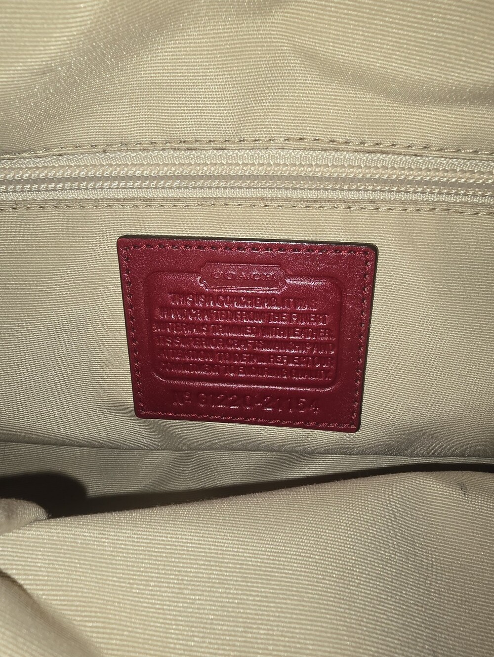 vintage Coach Legacy Signature Stripe Molly satchel - Picture 7 of 7